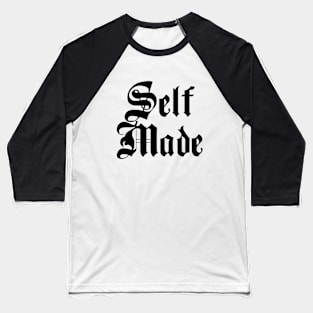 Self Made OE black Baseball T-Shirt